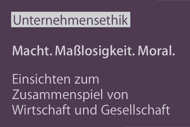 Buchcover Unternehmensethik